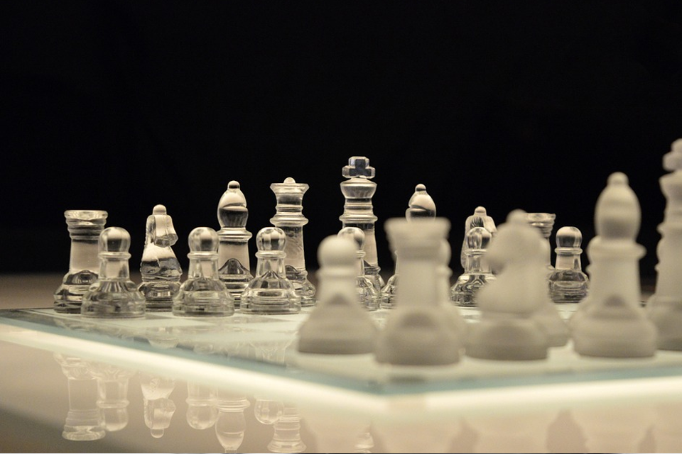 Top Games to Exercise Your Brain US Glass Chess on black Background - Top Games to Exercise Your Brain